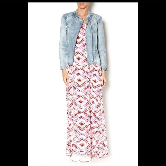 Rebecca taylor DENIM PEPLULM JACKET size 12 - Picture 8 of 9